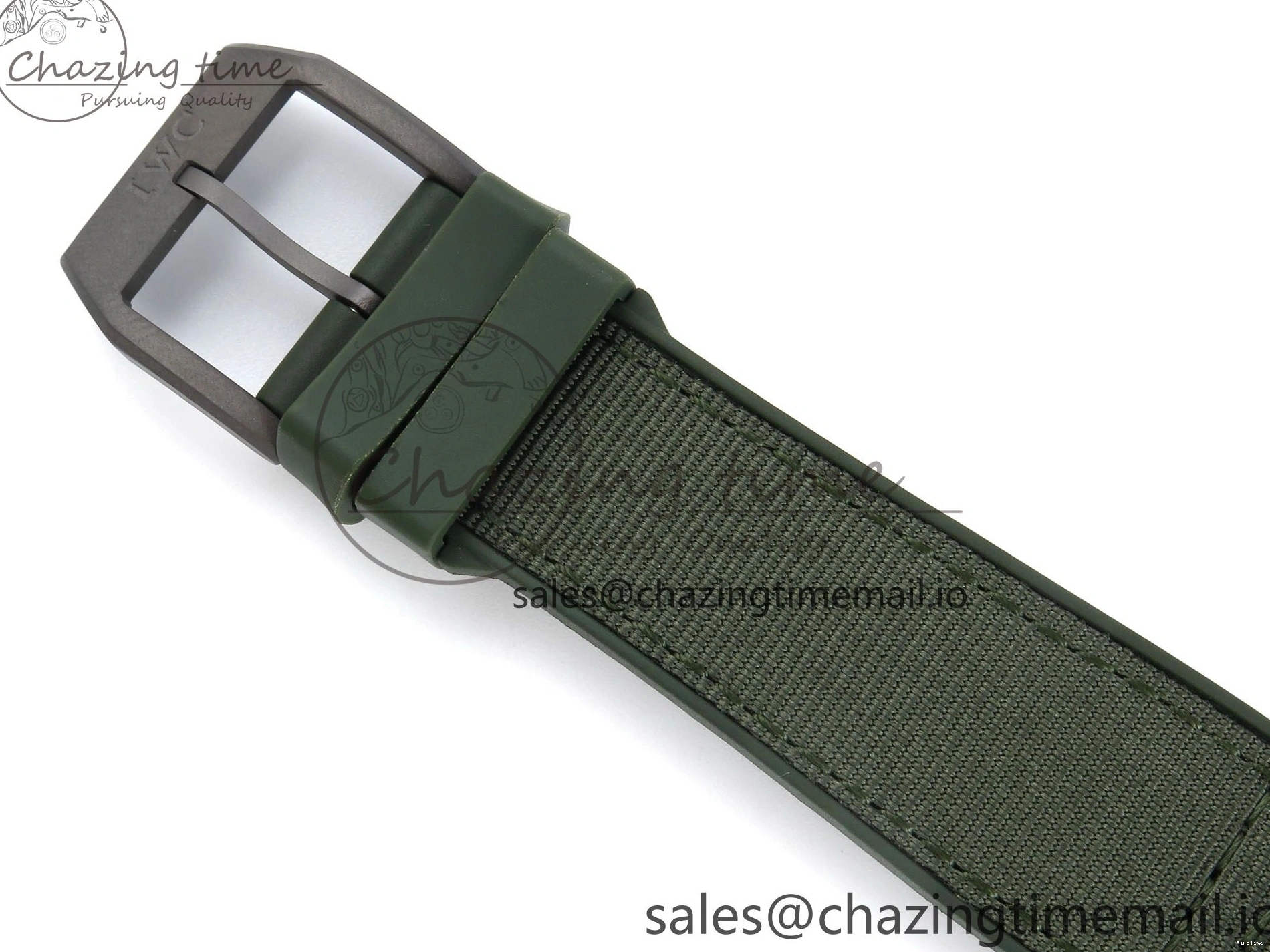 MIROTIME 0515 Big Pilot IW329802 M+F 1:1 Best Edition Green Dial on Green Nylon Strap MY Unique 7002